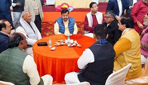 BJP's new working president was congratulated by NDA MPs from Bihar.