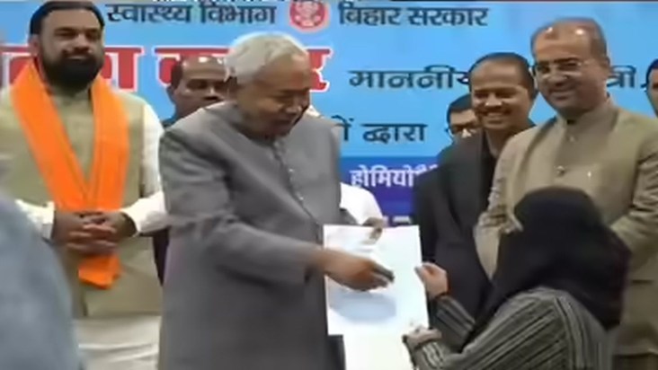 Nusrat, who came into the spotlight due to the hijab controv