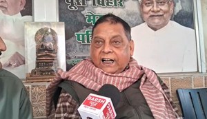 Kumar shoots the word party...