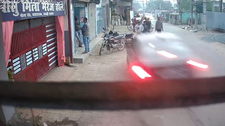 Uncontrolled car wreaks havoc in the capital
