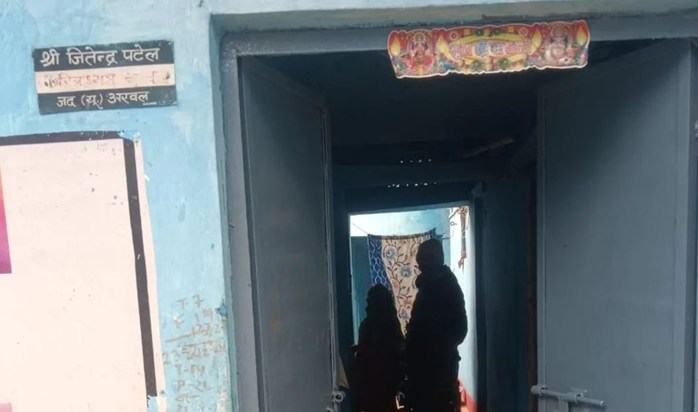 Police raided the house of a former JDU district president a