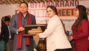 CM Dhami attended the Uttarakhand Creators Meet