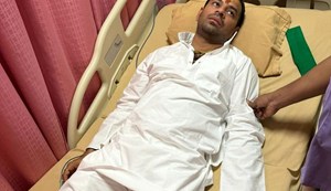 Lalu's son Tej Pratap falls ill.