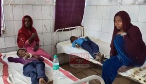 Half a dozen students suddenly fainted after the prayer assembly at school.