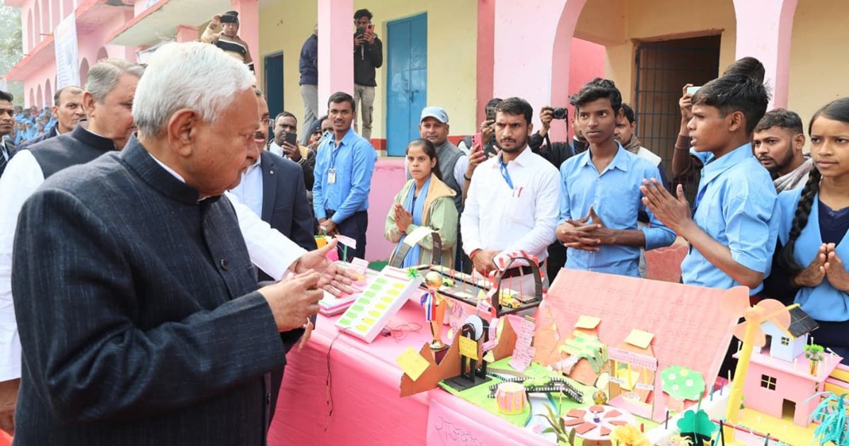 CM Nitish Kumar reached Nawada to inspect the ongoing govern