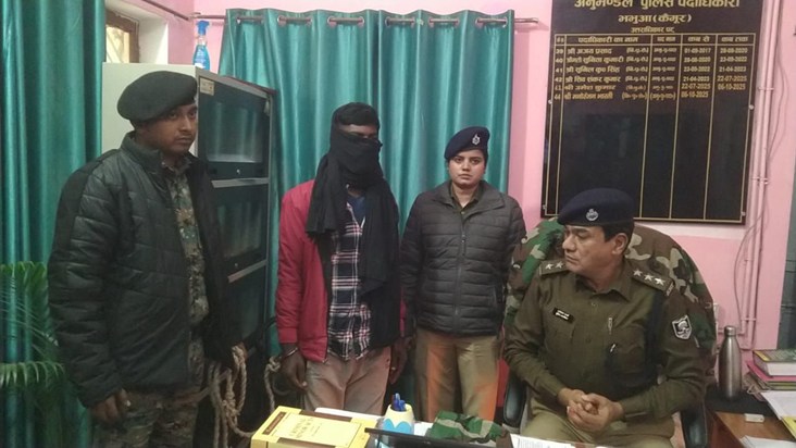 A young man living at his maternal grandparents' home tried 