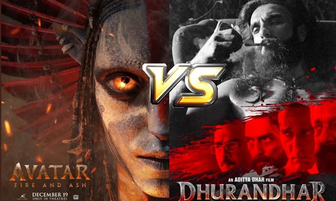 Dhurandhar puts a brake on Avatar 3's opening, box office ba