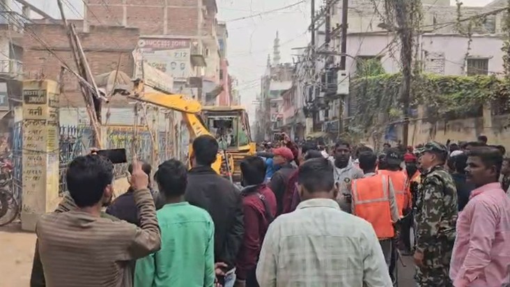 When people protested against the demolition drive against e