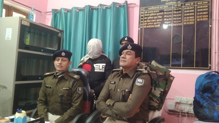 Police have apprehended a criminal from Kaimur who was among