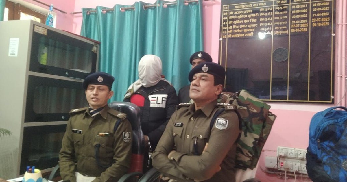 Police have apprehended a criminal from Kaimur who was among