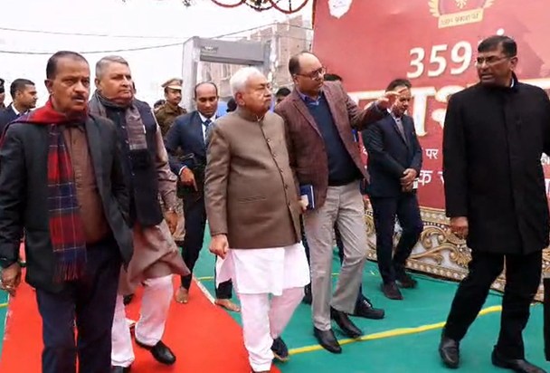 Inspection of preparations for the 359th Prakash Parv of Gur