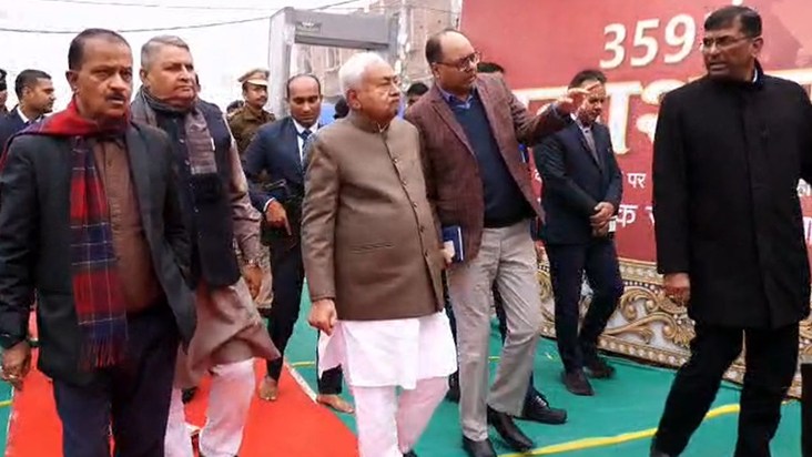 Inspection of preparations for the 359th Prakash Parv of Gur