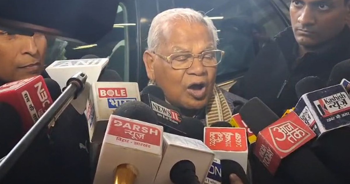 Union Minister Jitan Ram Manjhi broke his silence on the vir