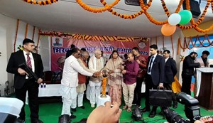 The Governor attended the birth anniversary celebration of 'Bhikari Thakur', the Shakespeare of Bhojpuri language.