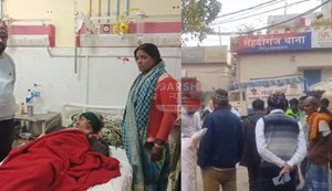 A brother and sister returning after taking an exam in Aurangabad were shot by criminals.