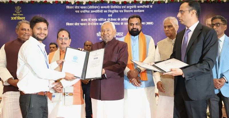 The Bihar energy department has received 2390 new employees.