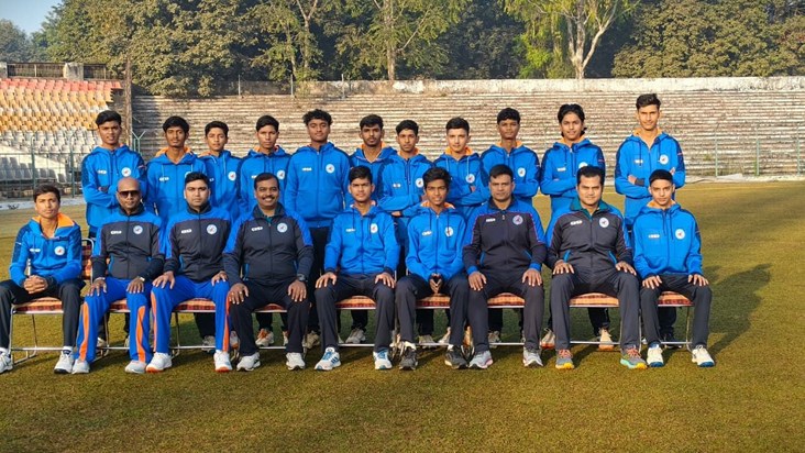 The match between Bihar and Odisha in the Vijay Merchant Tro