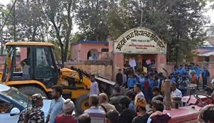 The Education Department had encroached upon the land nine years ago, and now the school building has been demolished on court orders.