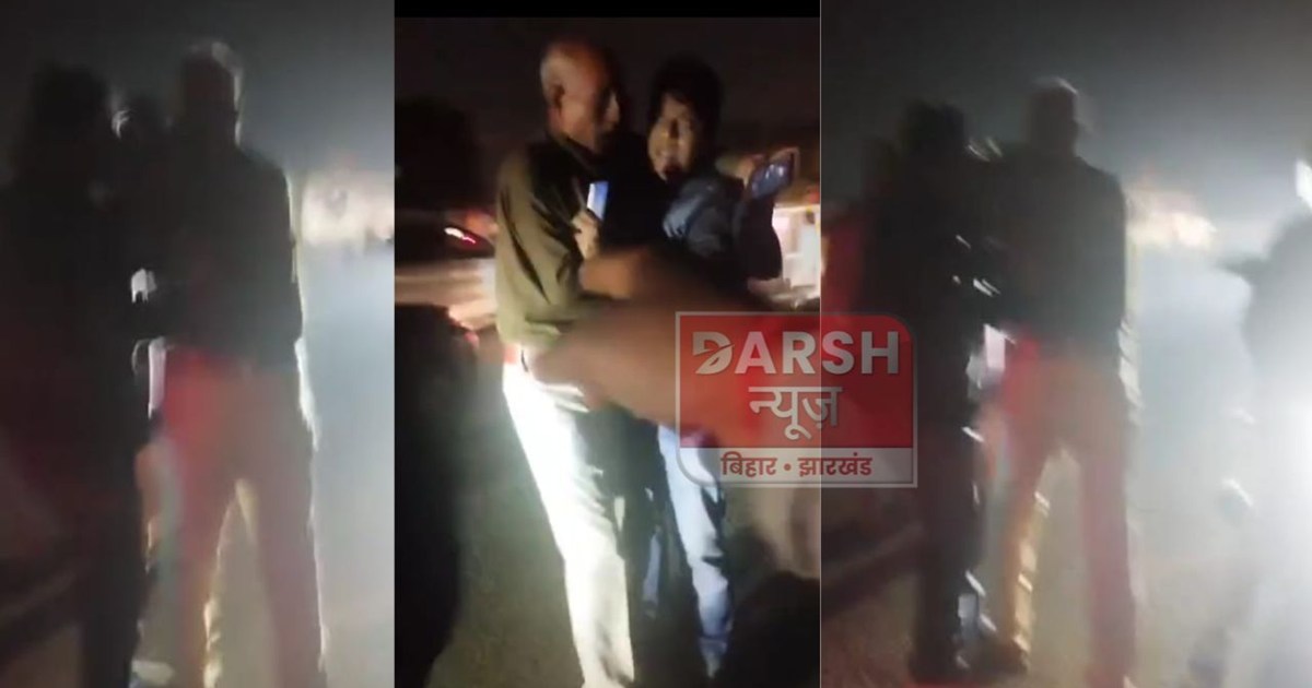 For this, the traffic constable beat up the doctor in the mi