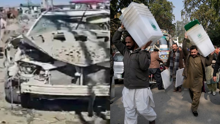 Massive explosion in Balochistan during voting, 2 soldiers k