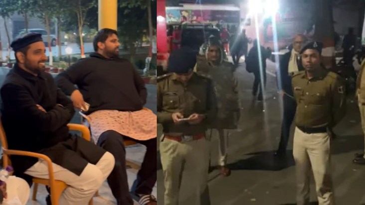 Police remained standing at Tejashwi Yadav's residence till 
