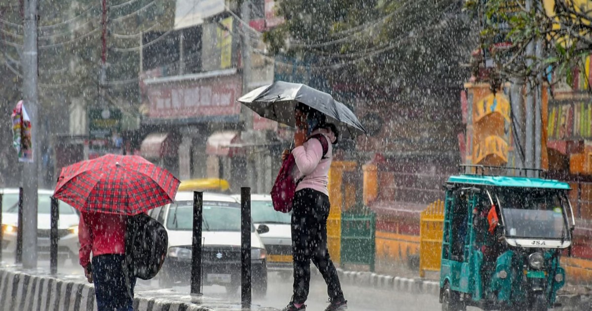 It is raining in these districts including the capital Patna