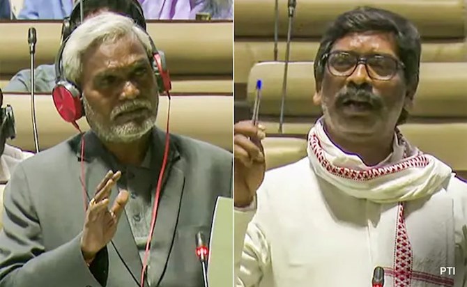 Champai Soren said in the Assembly, 'I proudly say that I am Champai Soren said in the Assembly, 'I proudly say that I am