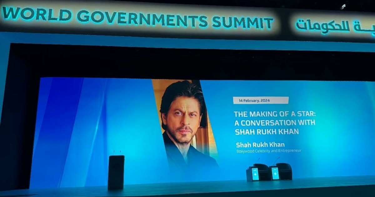 King Khan shines in the World Government Summit, makes inter