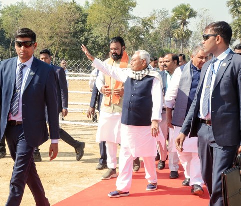 CM Nitish's Pragati Yatra, foundation stone and inauguration CM Nitish's Pragati Yatra, foundation stone and inauguration