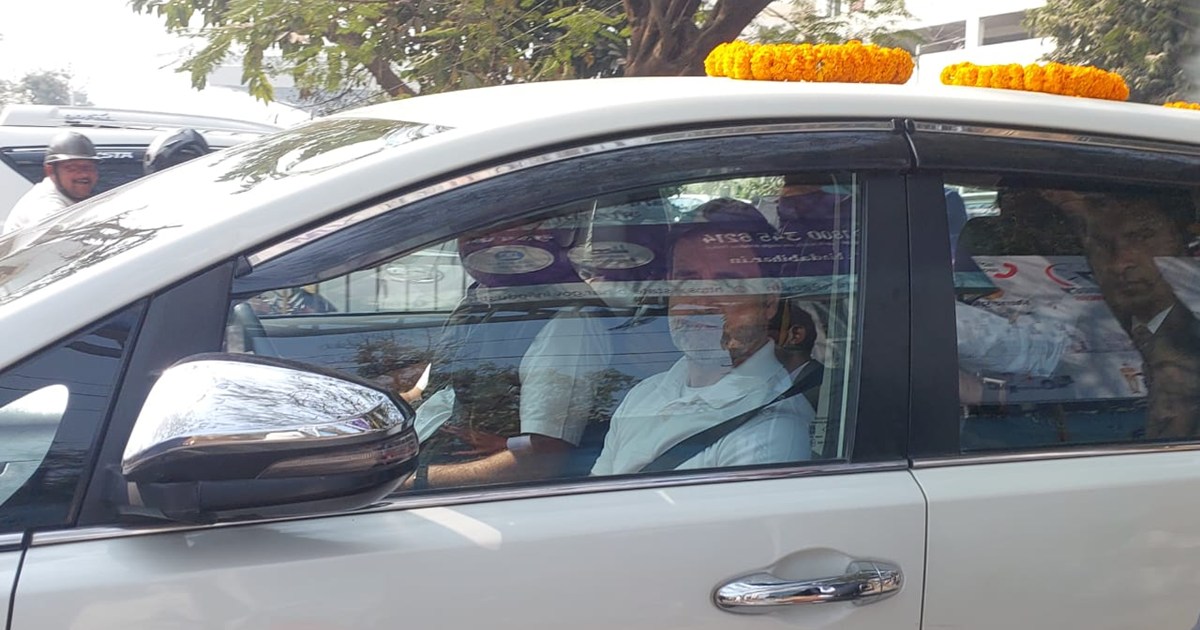 Rahul Gandhi pahuche patna