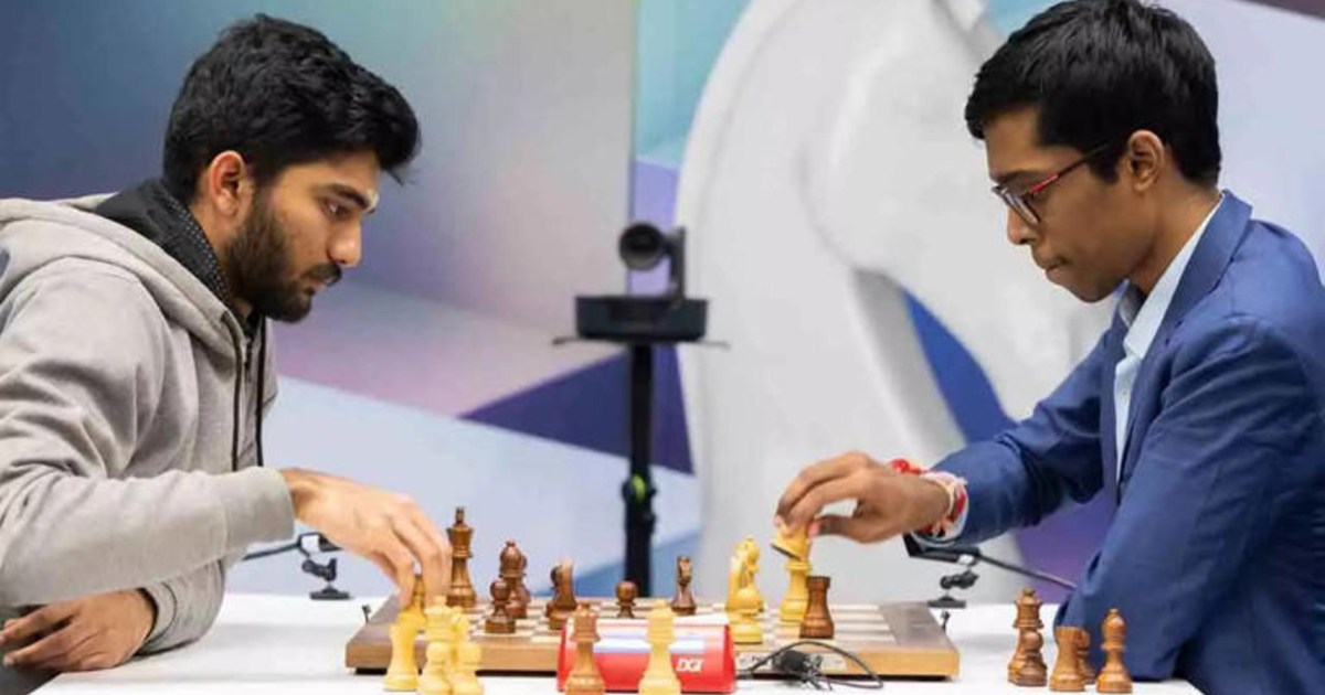 R Praggnanandha defeated D Gukesh, won Tata Chess title
