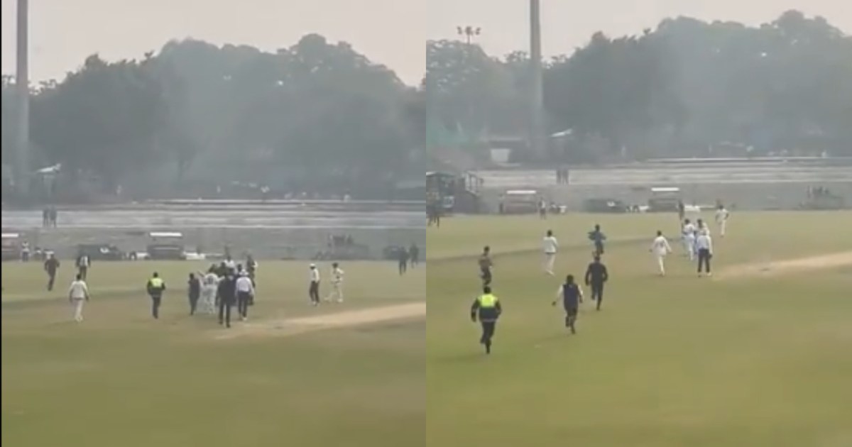 Fans' passion for King Kohli was again seen, he dodged the s