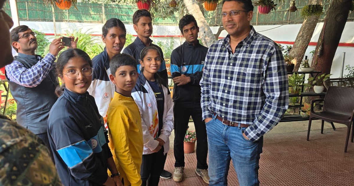 Tennis player Mahesh Bhupathi visits Patna, encourages emerg