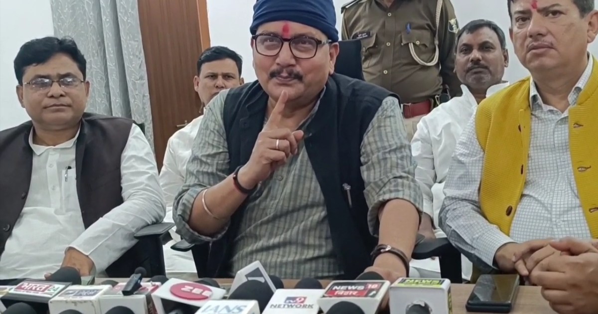 RJD MP Manoj Jha's statement- BJP shows off in the name of r