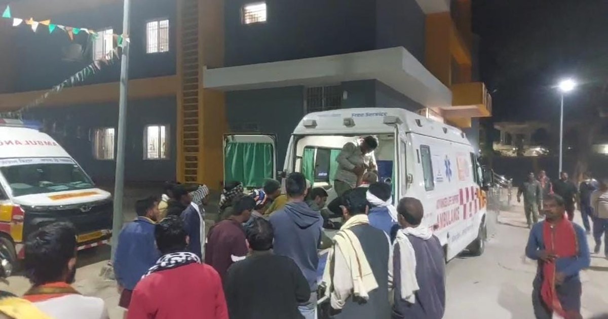 Bike rider met with an accident in Nawada, one died on the s