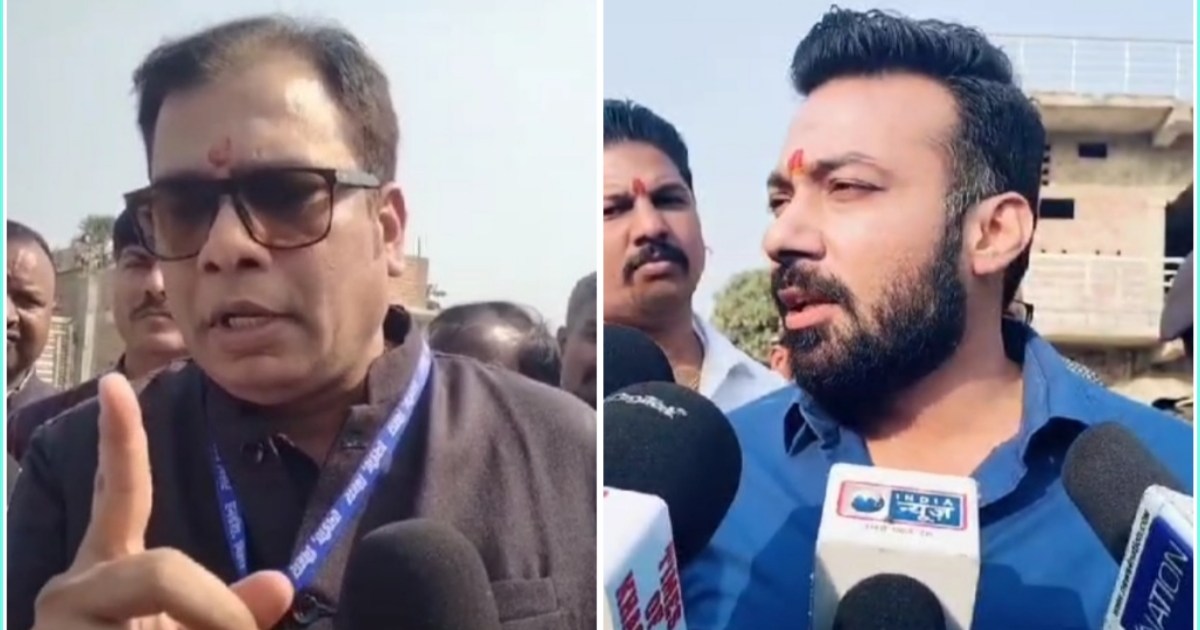 Nitish and Chirag Paswan's MLAs and MPs clashed with each ot