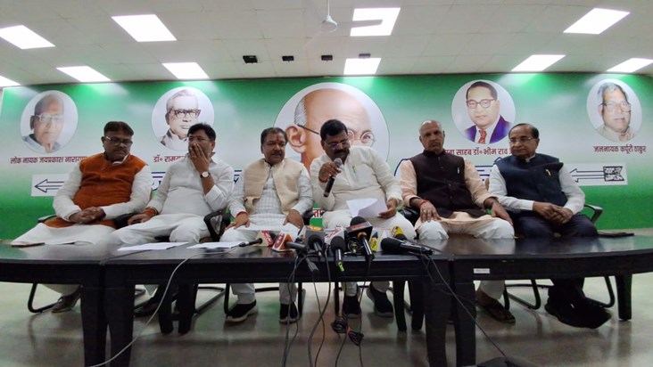 Nda prdesh adhyksh ki sanyukt pressvarta