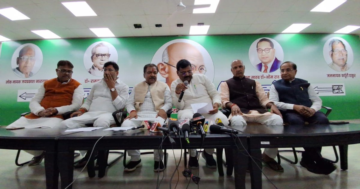 Nda prdesh adhyksh ki sanyukt pressvarta