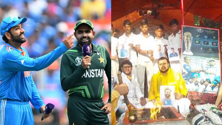 Hawan was performed in Varanasi before the India-Pakistan ma Hawan was performed in Varanasi before the India-Pakistan ma