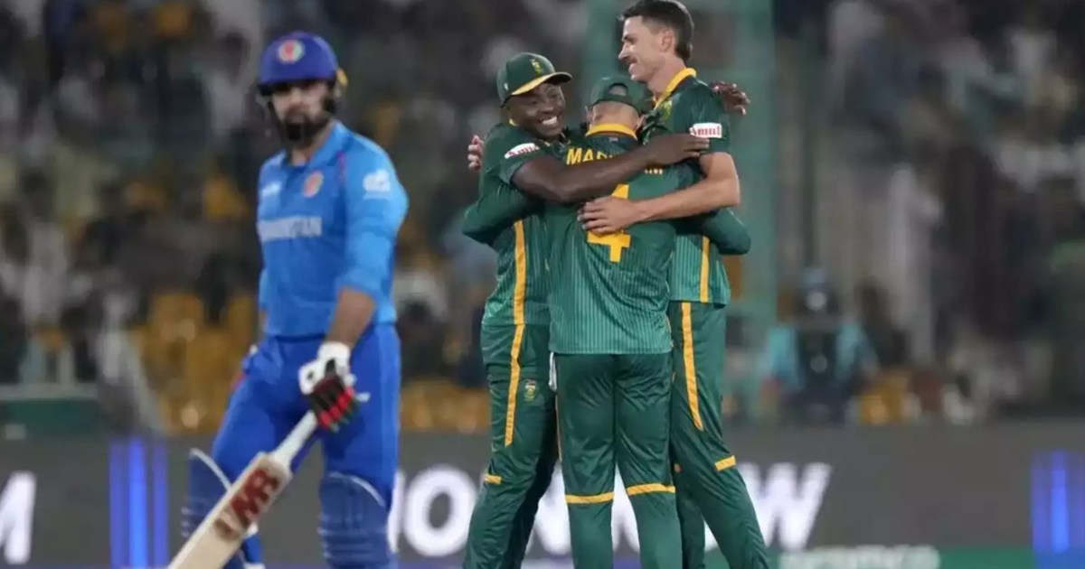 South Africa wins against Afghanistan, what is the status of