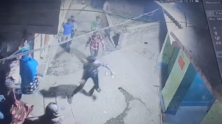 Firing at the house of a municipal corporation ward councill