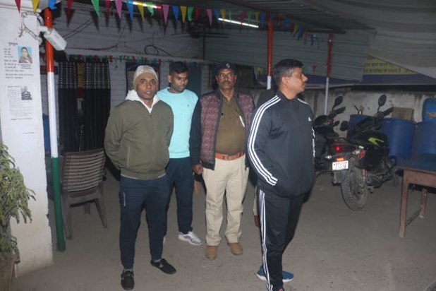 SSP Avkash Kumar himself came to the streets of Patna to con