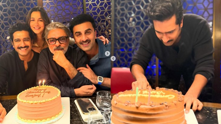 Sanjay Leela Bhansali celebrated his birthday, Alia-Vicky-Ra Sanjay Leela Bhansali celebrated his birthday, Alia-Vicky-Ra