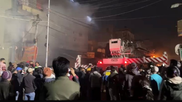 Fire broke out in Kankarbagh