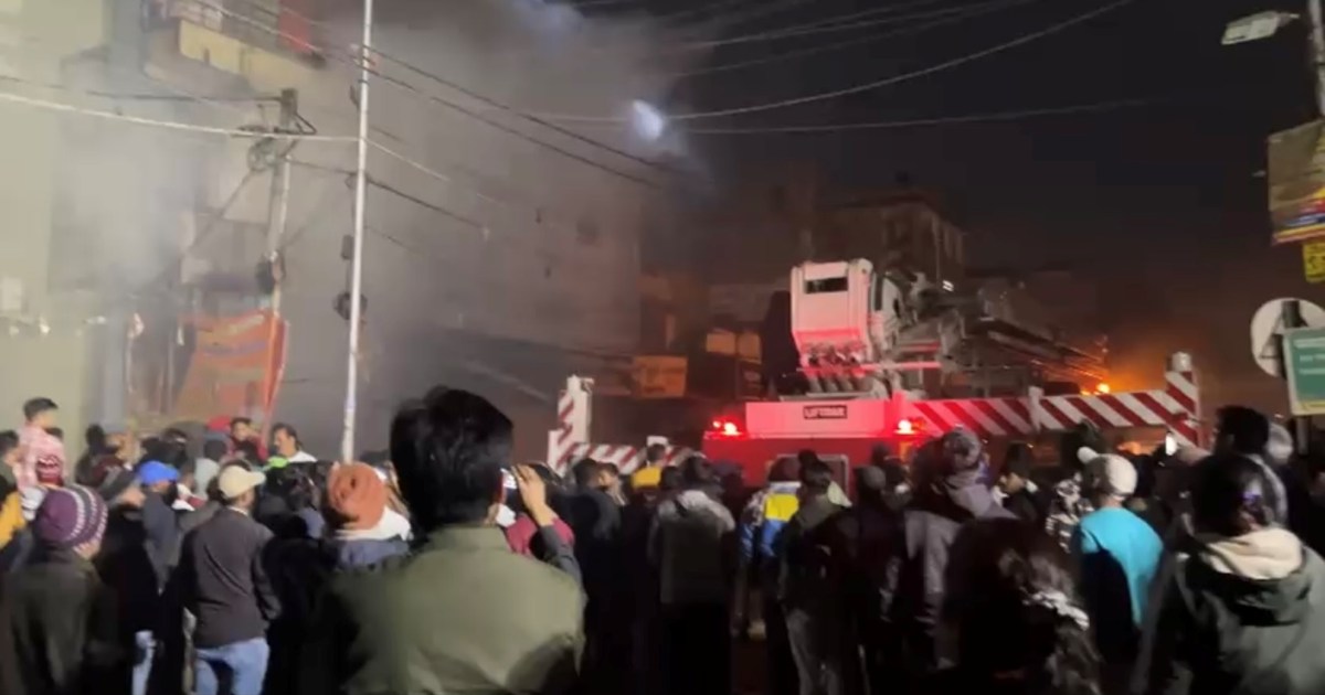 Fire broke out in Kankarbagh