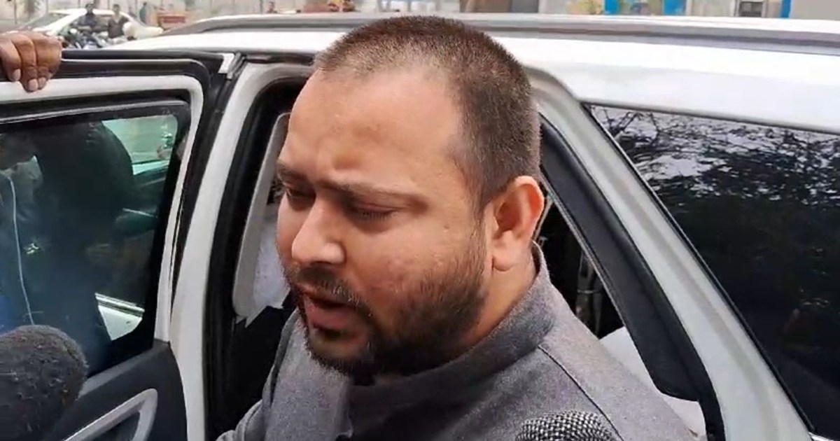 Tejashwi, who came to meet Nitish, strongly attacked Sushil 