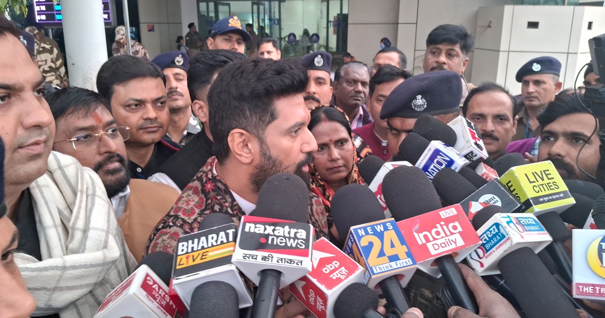 Chirag Paswan roared at Nitish Kumar and KK Pathak