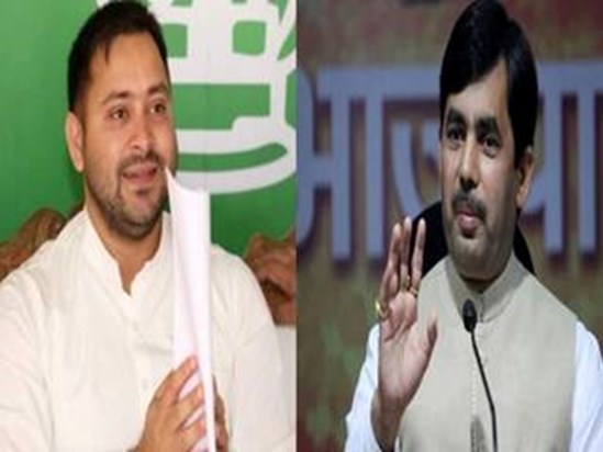 Shahnawaz's taunt on Tejashwi Yadav's Mai Bahin Maan scheme Shahnawaz's taunt on Tejashwi Yadav's Mai Bahin Maan scheme