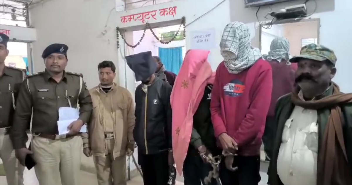 Saharsa police revealed the robbery case, three arrested wit