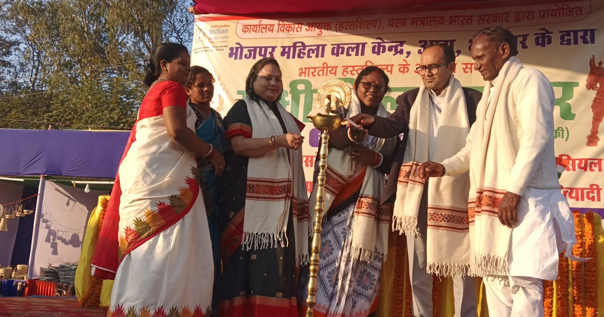 Gandhi Crafts Fair organized in Gaya, inaugurated by MLA Jyo